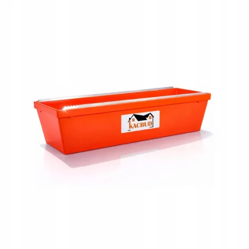 Kacbud Kuweta do szpachlowania gładzi gipsu 12x35cm z metalowymi rantami – narzędzie malarskie