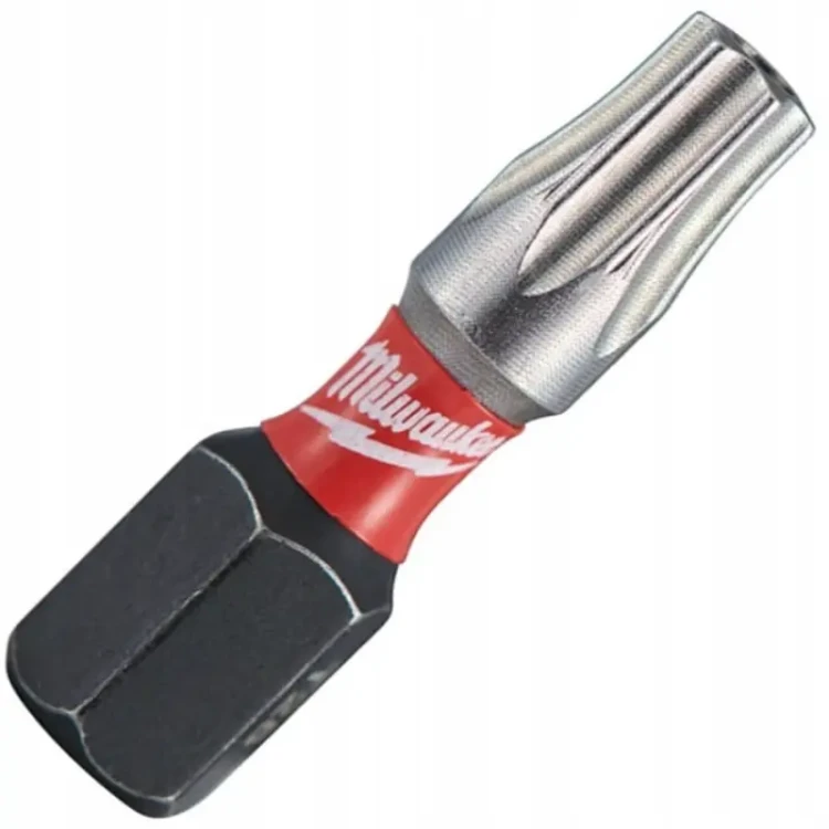MILWAUKEE KOŃCÓWKA DO WKRĘTARKI SHOCKWAVE BIT TORX GROT KRZYŻAK TX25 .webp