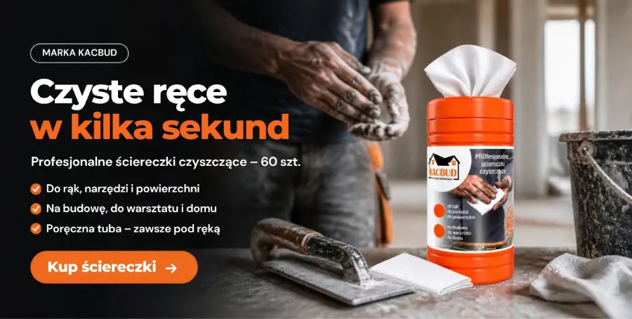 Ściereczki czyszczące KACBUD – czyste ręce w kilka sekund